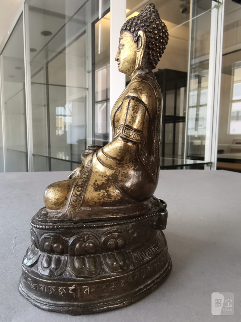 A GILT-COPPER FIGURE OF BUDDHA SHAKYAMUNI - 图21